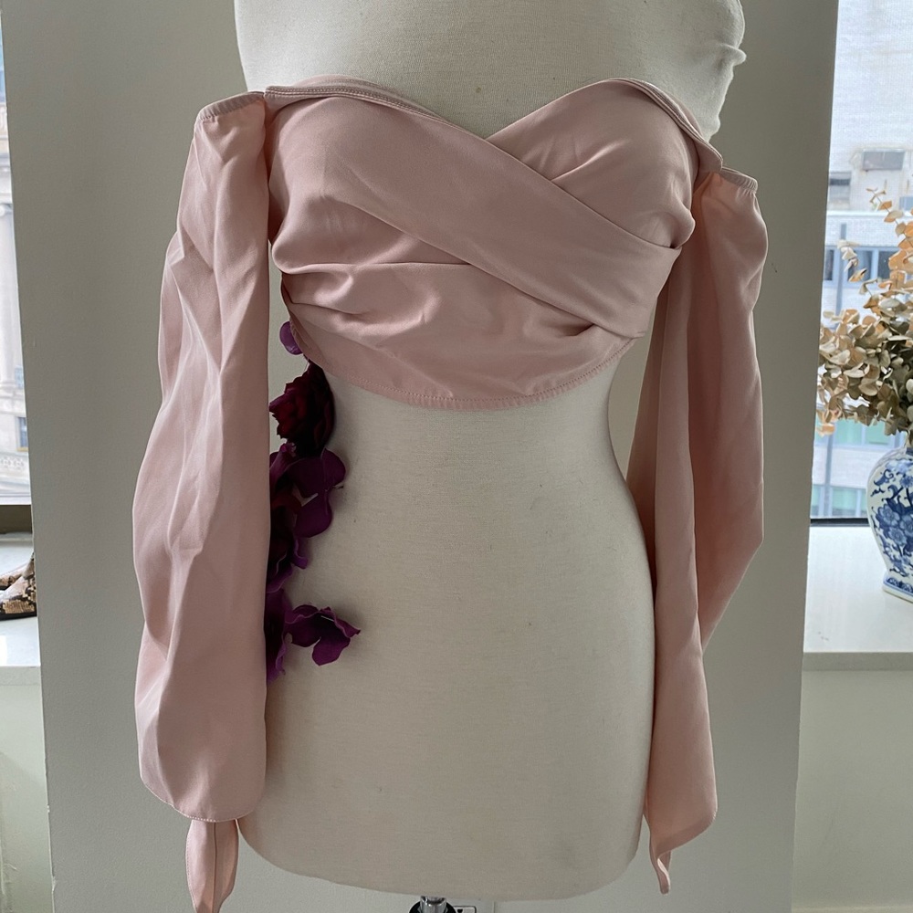 Pink crop top